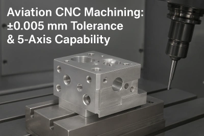 Aviation CNC Machining: ±0.005 mm Tolerance & 5-Axis Capability Aviation CNC Machining: ±0.005 mm Tolerance & 5-Axis Capability